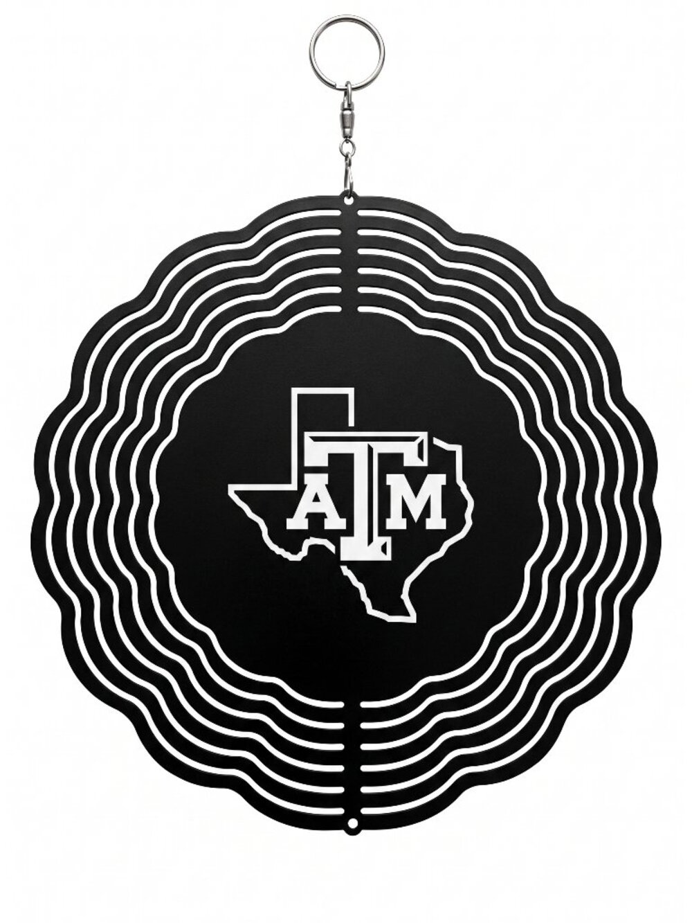 10" Texas A&M Aggies Kinetic Wind Spinner - Outdoor Metal Yard Decor
